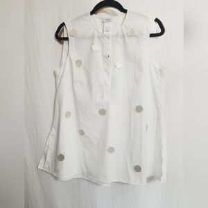 PRICE DROP-AKRIS Punto Sleeveless Blouse